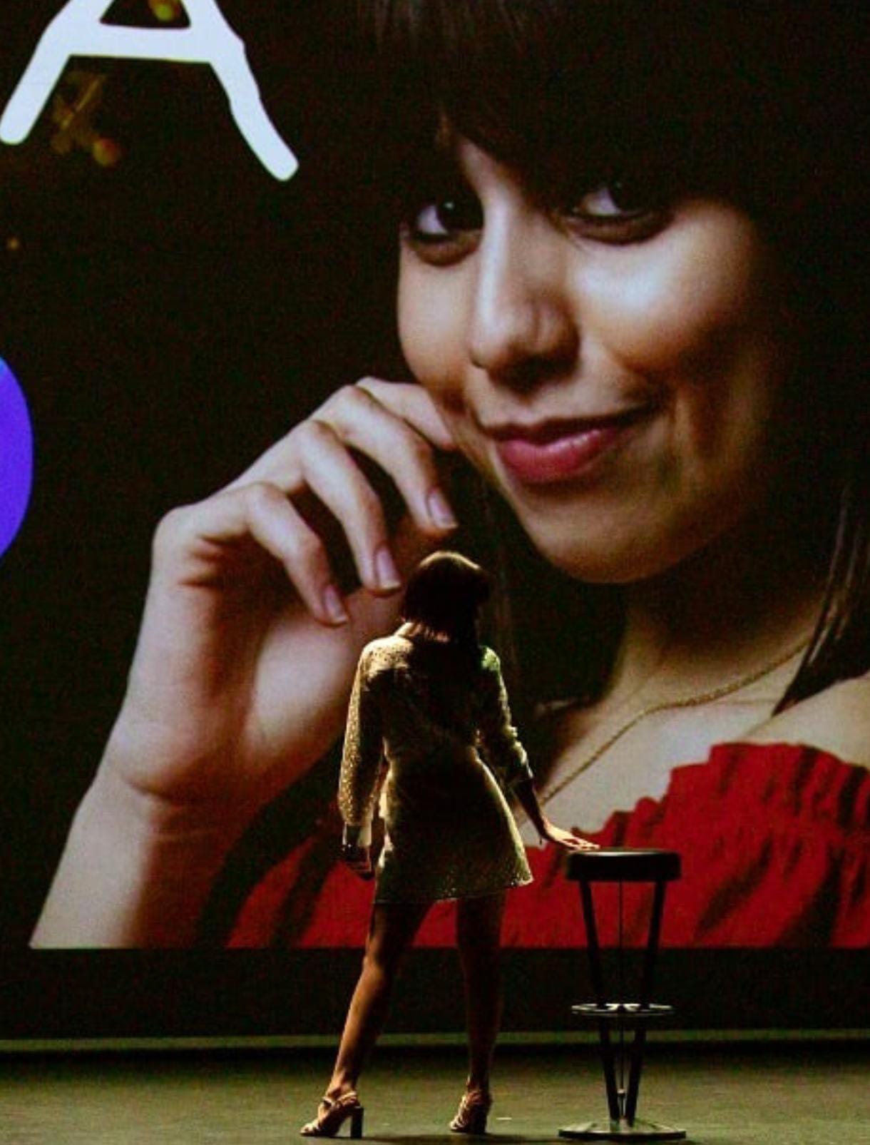 Sesión fotográfica de cantante